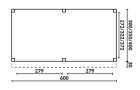 Buitenverblijf Sublime Plat dak - 600 x 300 cm